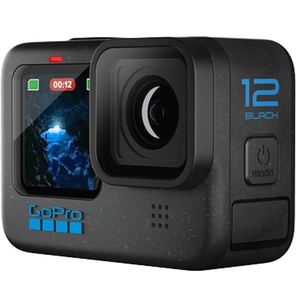 GoPro HERO12 Black Action Camera Waterproof with 5.3K60 Ultra HD Video, 27MP Photos, HDR, 1/1.9" Image Sensor, Live Streaming, Webcam, Stabilization