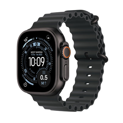 Apple Watch Ultra 3 GPS + Cellular 49mm, Black Titanium Case with Black Ocean Band