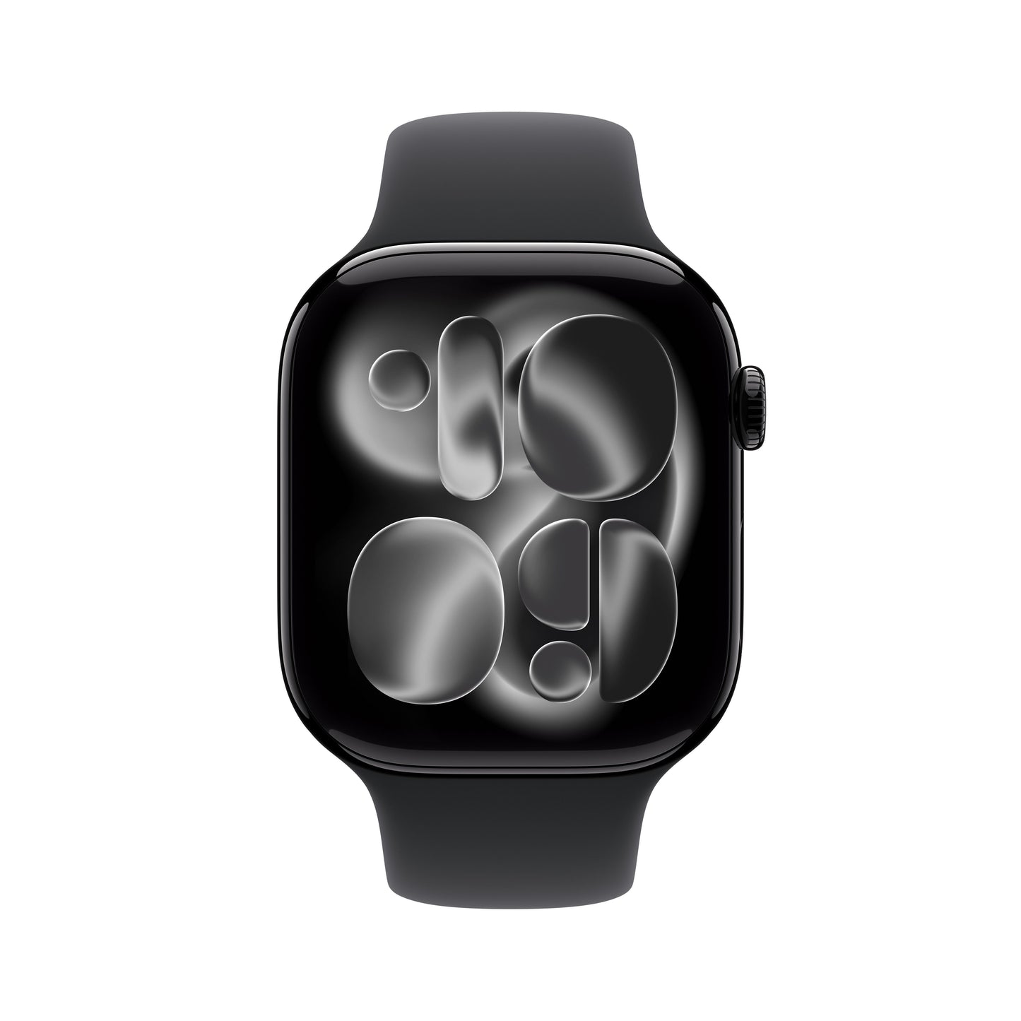 Apple Watch Series 11 GPS 46mm, Jet Black Aluminium Case with Black Sport Band, M/L