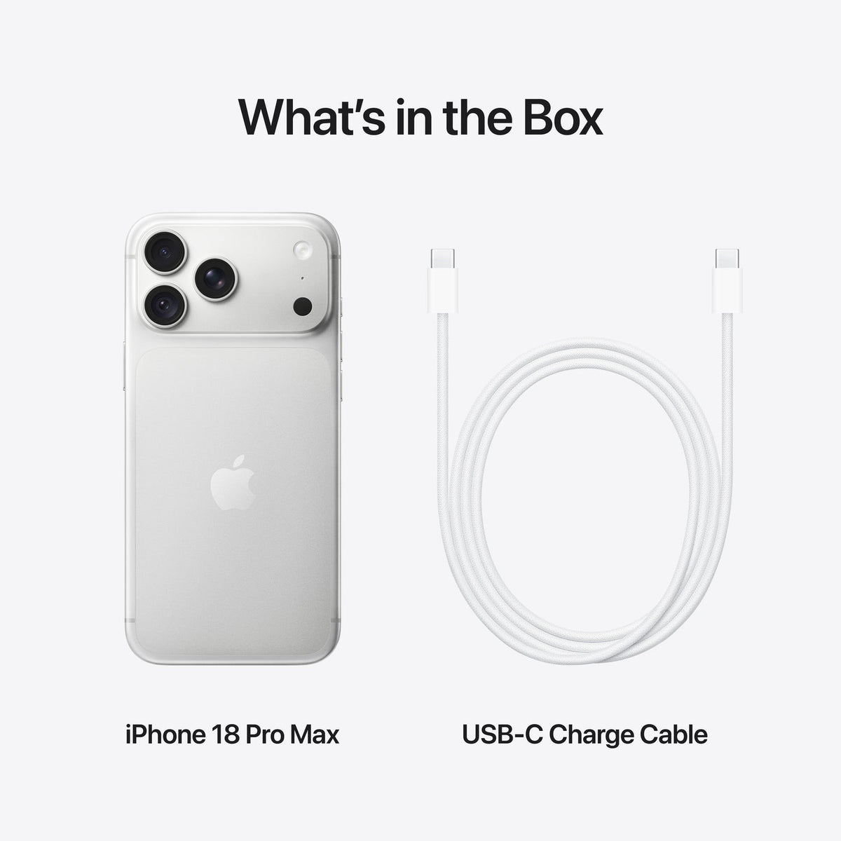 Apple iPhone 18 Pro Max 512GB Silver