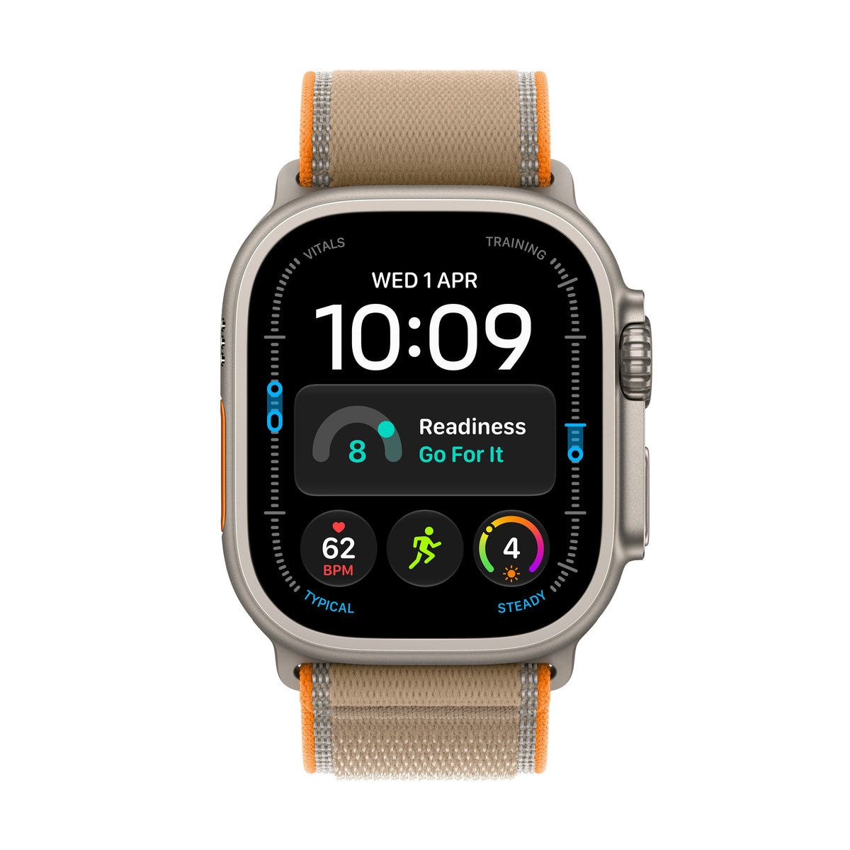 Apple Watch Ultra 4 49mm Natural Titanium Sand Trail Loop