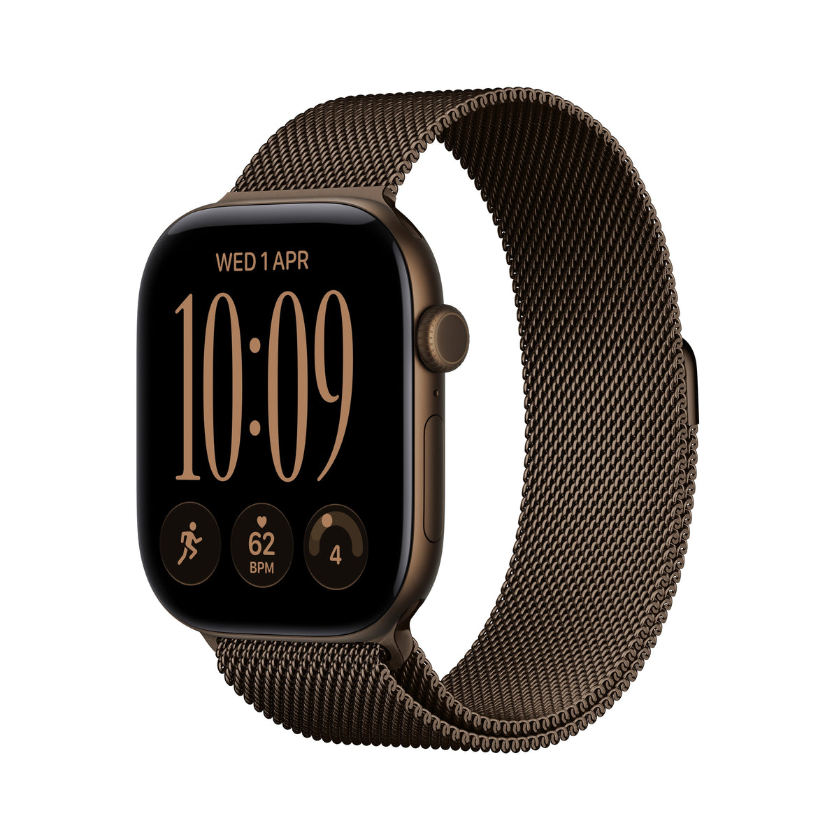Apple Watch Series 12 42mm GPS Dark Bronze Aluminum Dark Bronze Milanese Loop