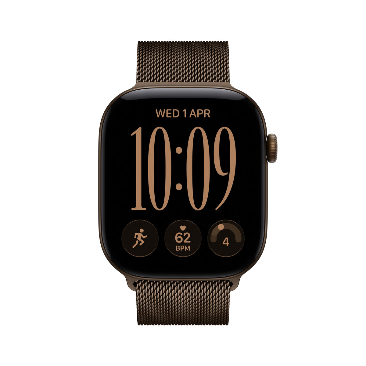 Apple Watch Series 12 42mm GPS Dark Bronze Aluminum Dark Bronze Milanese Loop