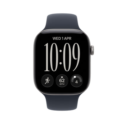 Apple Watch Series 12 GPS 46mm Space Gray Aluminium Navy Blue Sport Band