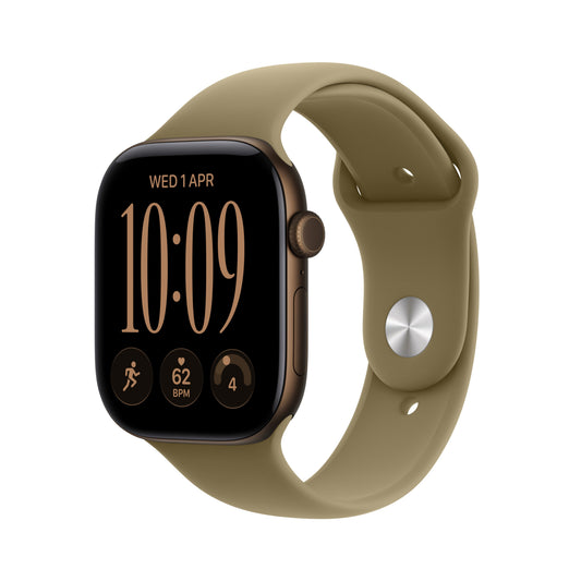 Apple Watch Series 12 GPS+Cellular 42mm Dark Bronze Aluminium Olive Sport Band