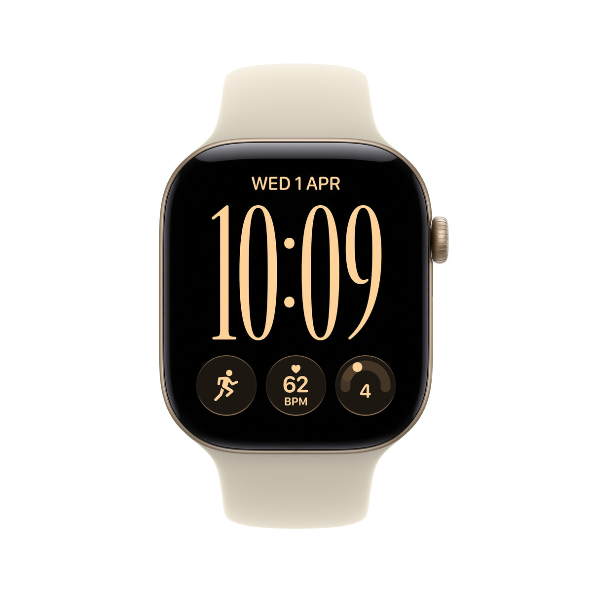 Apple Watch Series 12 GPS+Cellular 42mm Light Gold Aluminium Sand Sport Band