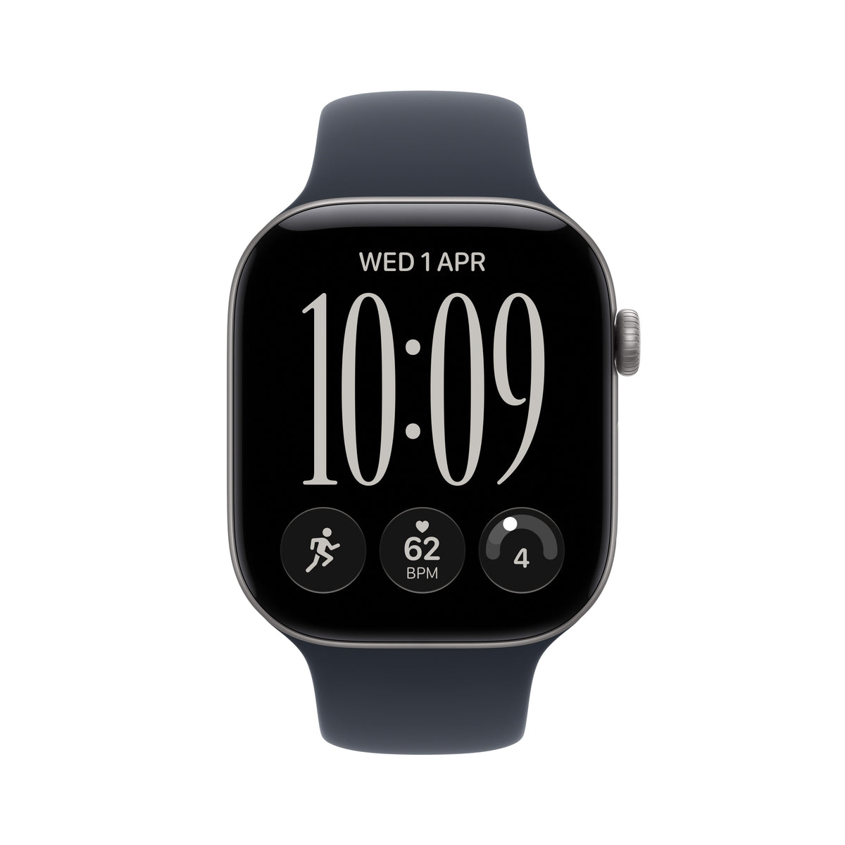 Apple Watch Series 12 GPS+Cellular 46mm Space Gray Aluminium Navy Blue Sport Band