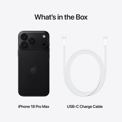 Apple iPhone 18 Pro Max 512GB Black