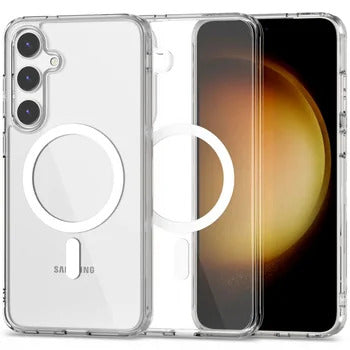 Inet INSBSA37 Screen Protector + Clear Case Bundle for Samsung Galaxy A37 5G