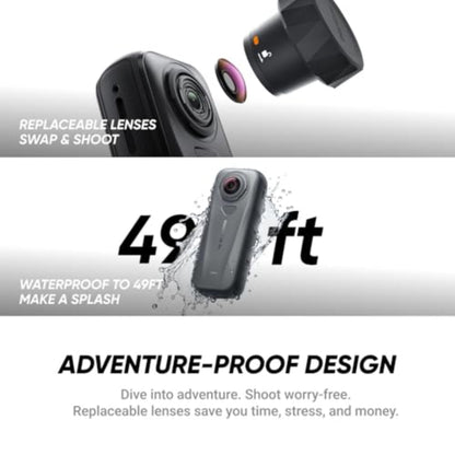 INSTA360 X4 Air Starter Bundle, Black
