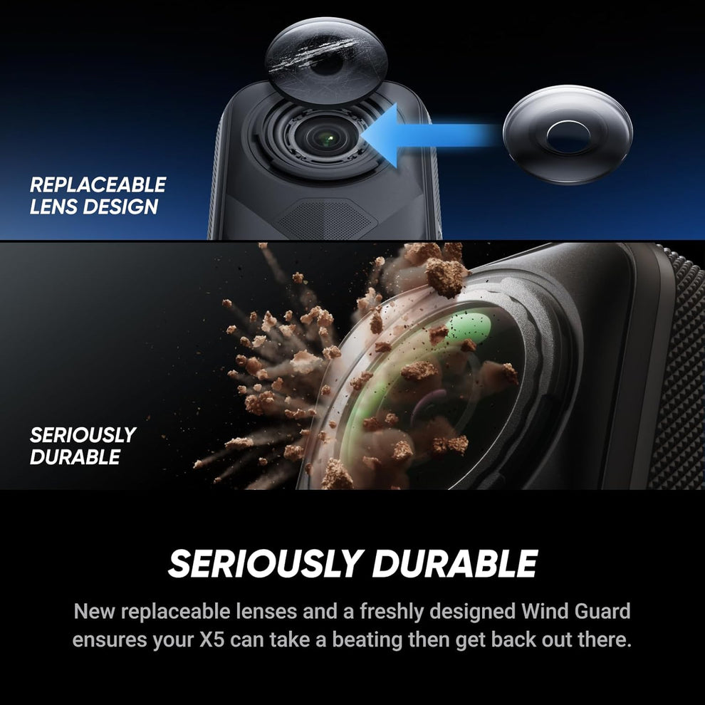 INSTA360 X5 360 CAMERA ESSENTIALS BUNDLE