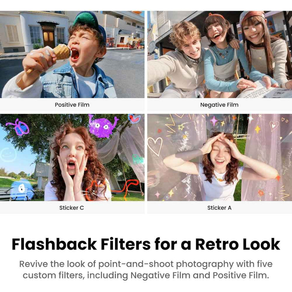 Insta360 GO 3S Retro Bundle Special Edition – Canvas White 128GB (4K POV Camera)