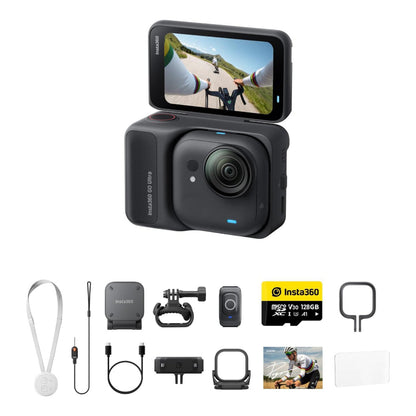 INSTA360 Go Ultra Camera Premium Cycling Bundle Black