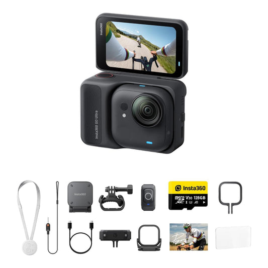 INSTA360 Go Ultra Camera Premium Cycling Bundle Black