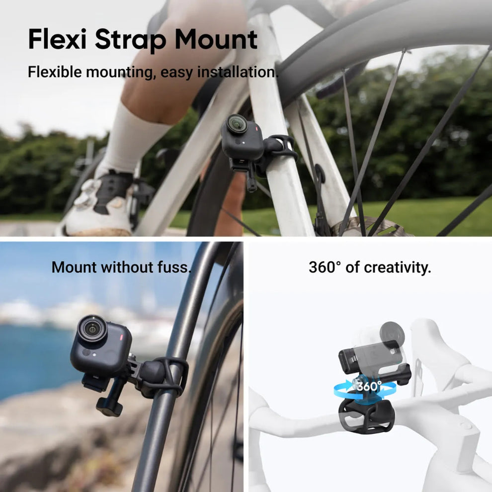 INSTA360 Go Ultra Camera Premium Cycling Bundle Black
