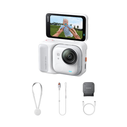 INSTA360 GO ULTRA Camera Standard Bundle, White