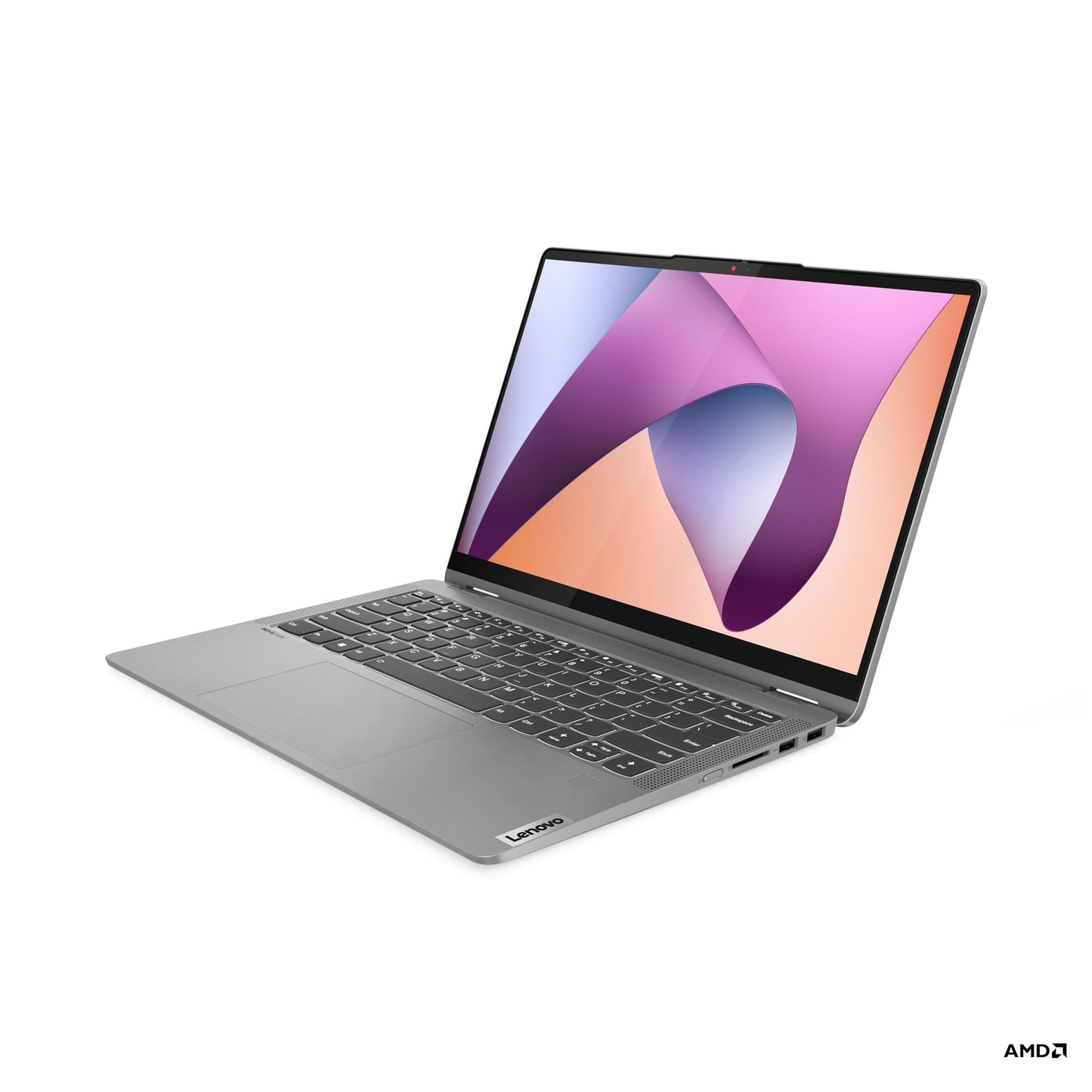 Lenovo IdeaPad Flex5 2-in-1 Laptop 14ABR8 16GB RAM, 512GB SSD, Ryzen 7-5825U, 14-inch touch display, Lenovo Pen included, Arctic Grey, 82XX00FDAX