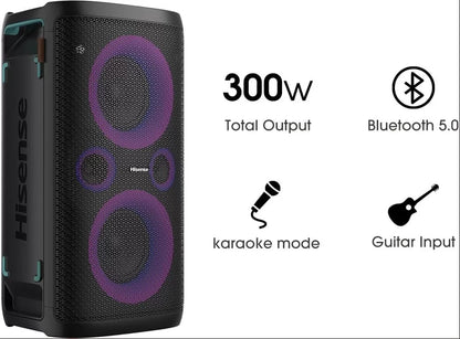 Hisense Party Speaker with Powerful Bass & Bluetooth – Party Rocker One Plus