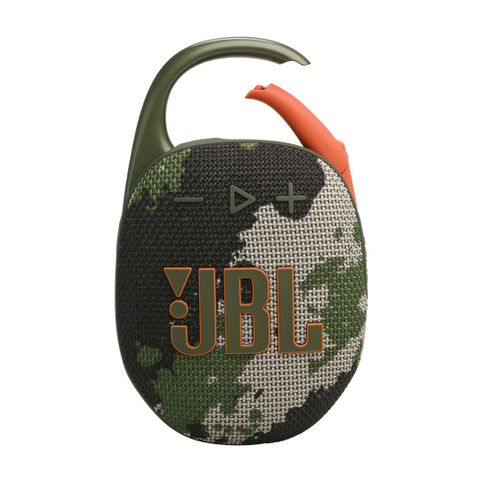 JBL Clip 5 Ultra-Portable Waterproof Speaker, Squad