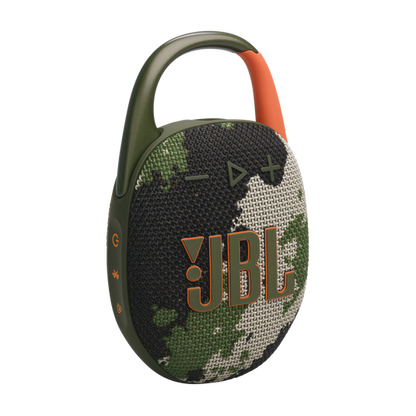JBL Clip 5 Ultra-Portable Waterproof Speaker, Squad