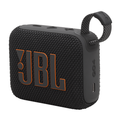 JBL GO 4 BLK Portable Speaker, Water & Dust Proof, Bluetooth, With Auracast, Black