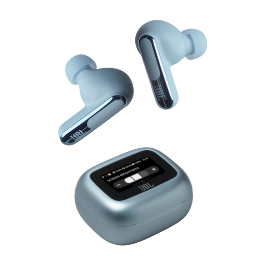 JBL Live Beam3 True Wireless Noise Cancelling Earbuds, Blue