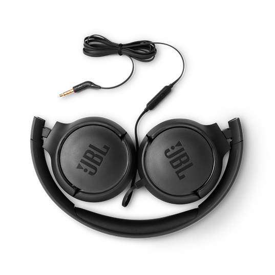 JBL T500 Wireless On-Ear Headphones With Mic Black