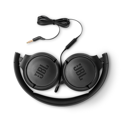 JBL T500 Wireless On-Ear Headphones With Mic Black