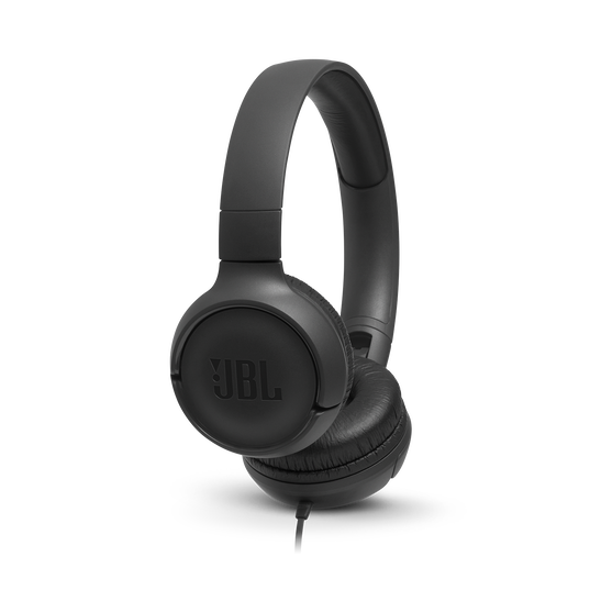 JBL T500 Wireless On-Ear Headphones With Mic Black