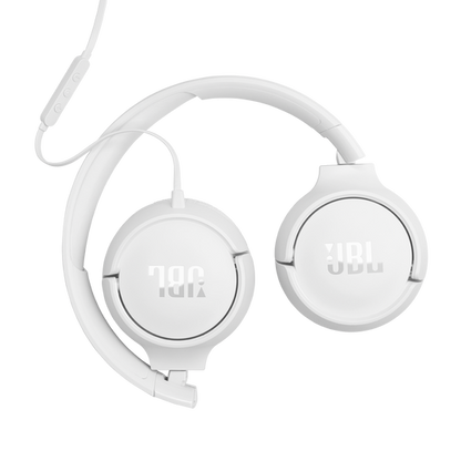 JBL Tune 520C USB-C Wired Headphones White