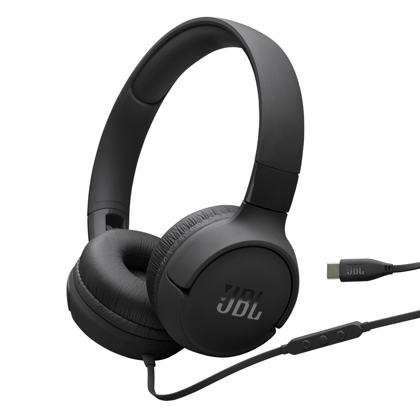 JBL Tune 520C USB-C Wired Headphones Black