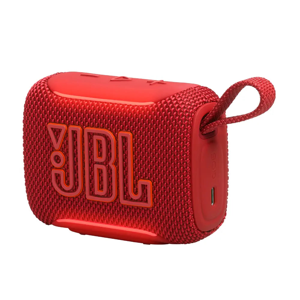 JBL Go 5 Portable Bluetooth Speaker – IP68, 10H Playtime, Red