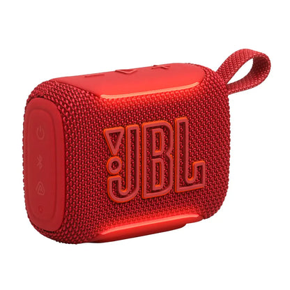 JBL Go 5 Portable Bluetooth Speaker – IP68, 10H Playtime, Red