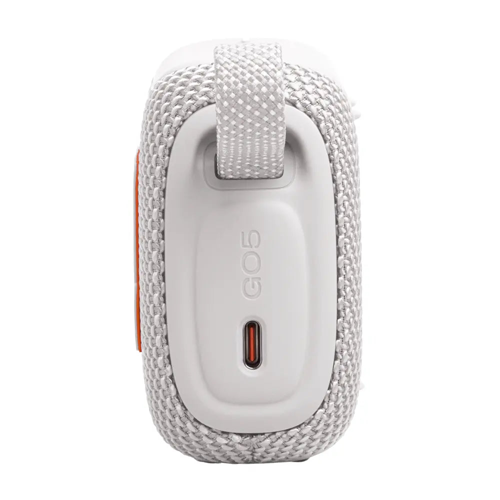 JBL Go 5 Portable Bluetooth Speaker – IP68, 10H Playtime, White