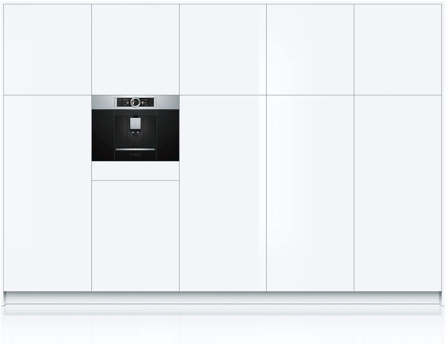 Bosch Series 8, Built-In Fully Automatic Coffee Machine, Stainless steel CTL636ES1