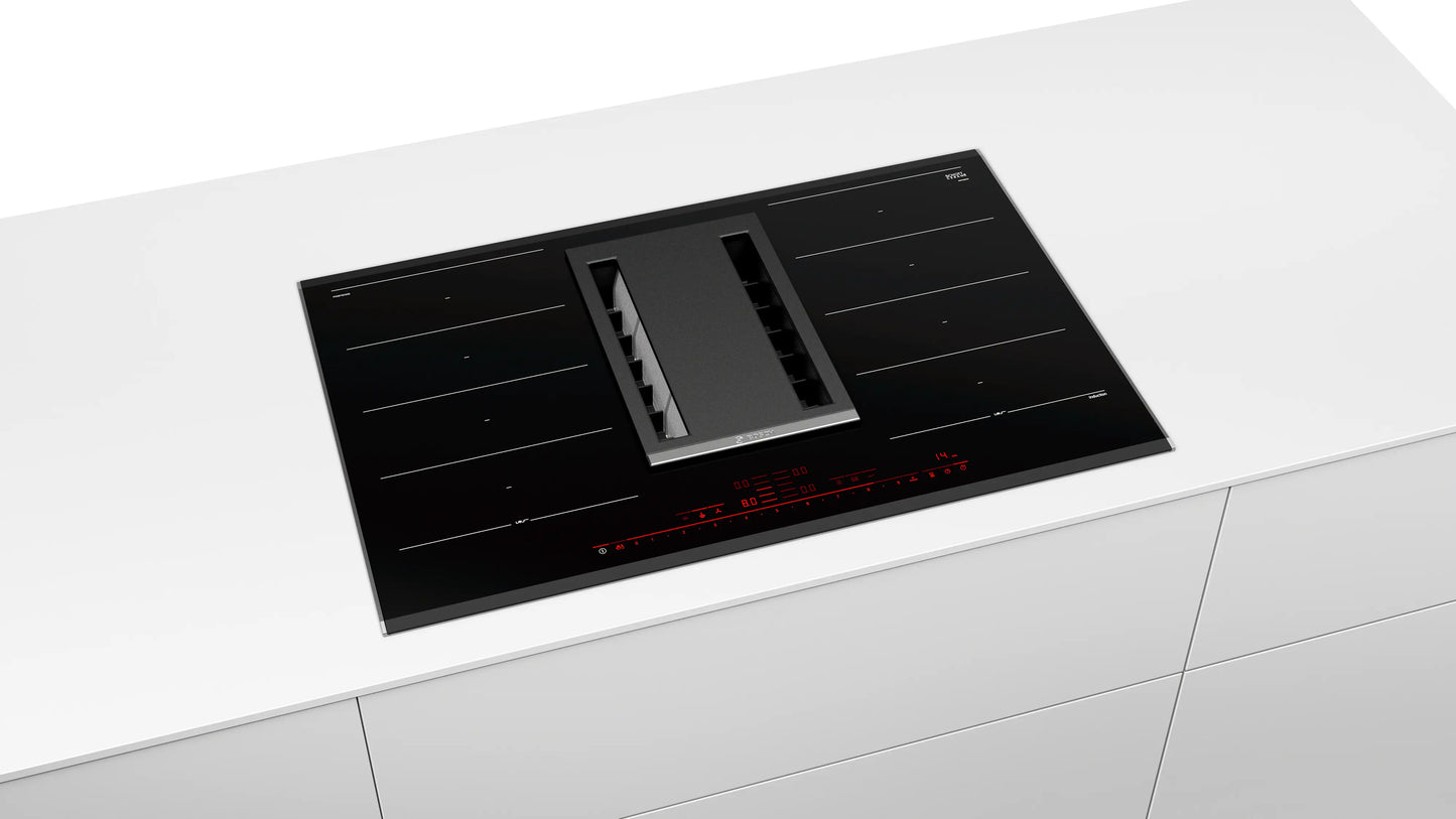 BOSCH Series 8 Induction Hob with Integrated Ventilation System 80cm, PXX875D34E