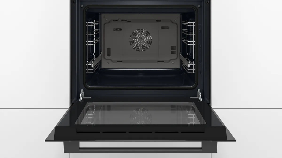 Bosch Series 6 built-in oven 60 x 60 cm, Black, HBJ559EB6M