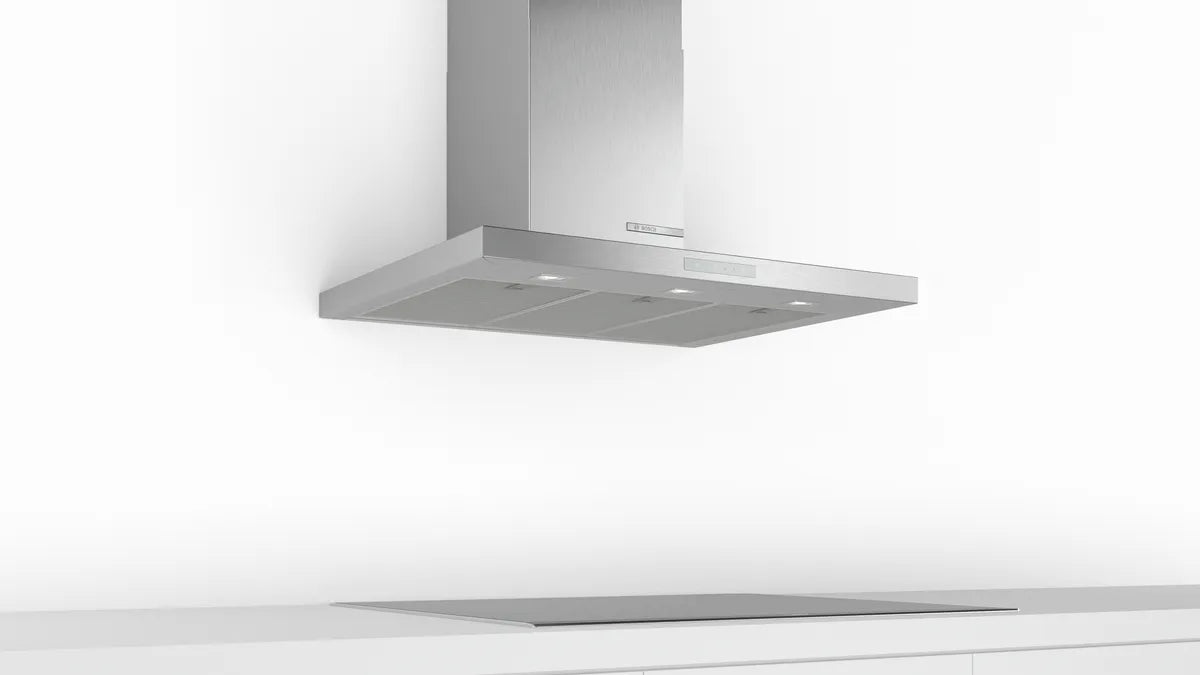 Bosch Series 6 wall-mounted cooker hood 90 cm Stainless steel, DWB97CM50B