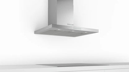 Bosch Series 6 wall-mounted cooker hood 90 cm Stainless steel, DWB97CM50B