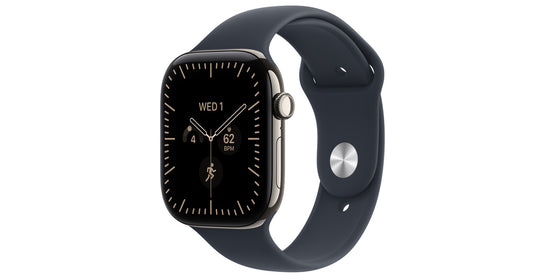 Apple Watch Series 12 GPS + Cellular 46mm – Natural Titanium Case with Natural Milanese Loop (M/L) – S11 Chip, Sapphire Crystal, ECG, 24-Hour Battery