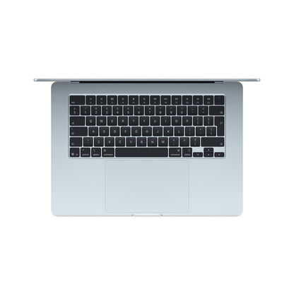 Apple MacBook Air 15, 15.3-inch display, M4, 16GB RAM, 256GB Storage, English-Arabic Keyboard, Sky Blue (2025)