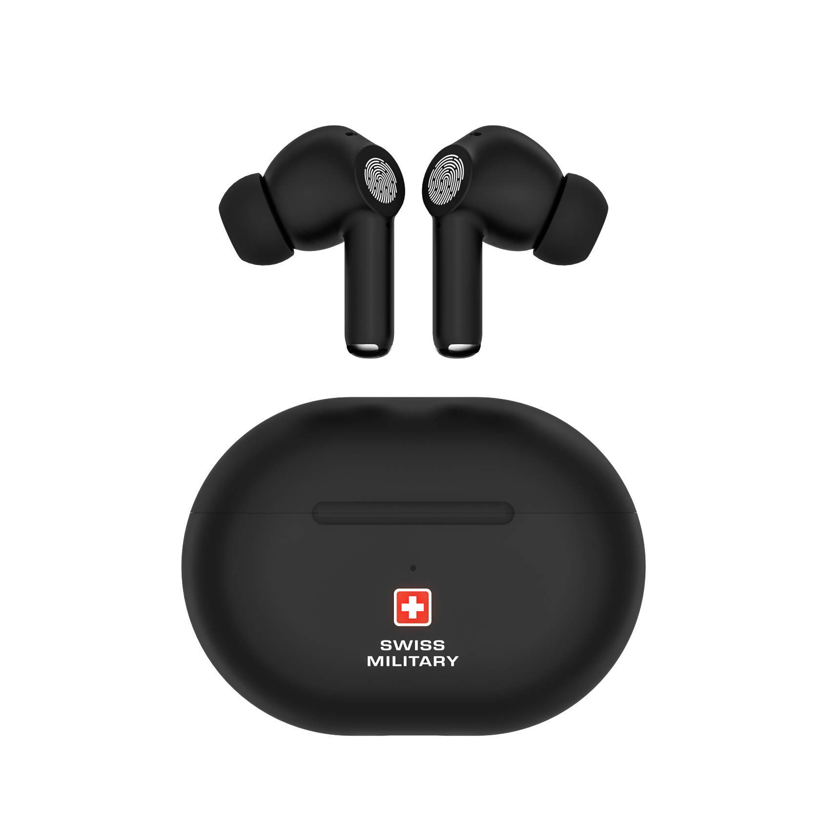 Swiss Military Delta TWS Earbuds, Black Ecity Electronics