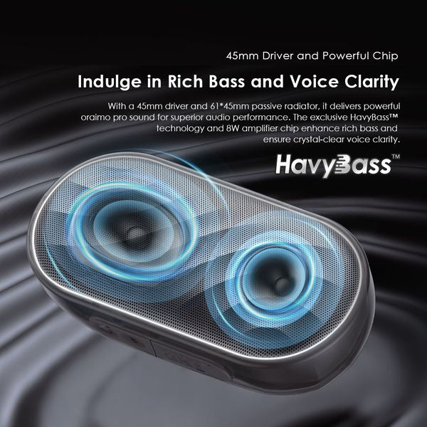 Oraimo  SpaceBuds Neo ANC True Wireless Earbuds, IPX5 Water Proof, BT V5.4, 300mAh, Gold, OTW-626NLGLD