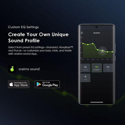 Oraimo  SpaceBuds Neo TWS True Wireless Earbuds, IPX4 Water Proof, BT V5.4, 300mAh, Blue, OTW-323MBLU