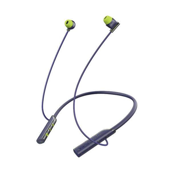 Oraimo  necklace lite Vibration Notifications Neckband, BT V5.3, 220mAh, Dual-device Connectivity, Blue, OEB-E311BLU