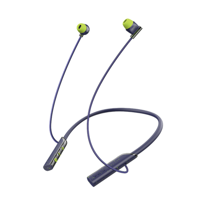 Oraimo  necklace lite Vibration Notifications Neckband, BT V5.3, 220mAh, Dual-device Connectivity, Blue, OEB-E311BLU