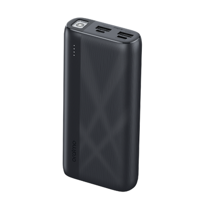 Oraimo  Traveler 22.5 LED Torch Power Bank, SOS Lighting Alarm, 22.5W, 20,000 mAh , Black, OPB-7204Q