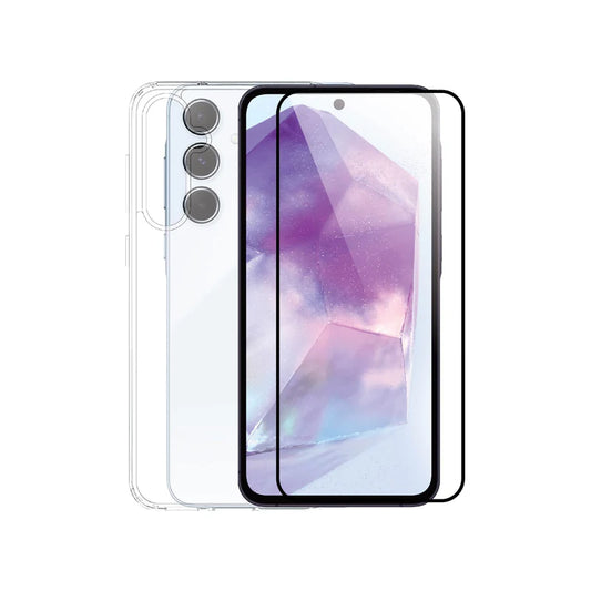 Smartix Samsung Galaxy A56 Premium Bundle Glass Protector + Case