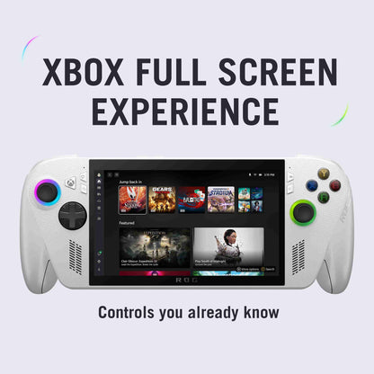 ROG XBOX Ally Gaming Handheld Ryzen Z2 A Processor, 16GB RAM, 512GB Storage, 7-inch display, Windows 11 Home, White