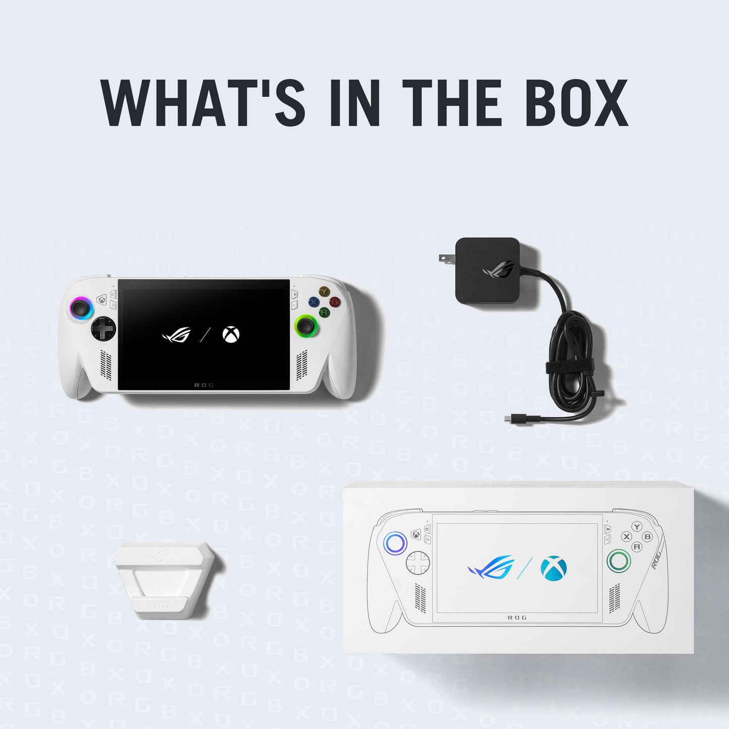 ROG XBOX Ally Gaming Handheld Ryzen Z2 A Processor, 16GB RAM, 512GB Storage, 7-inch display, Windows 11 Home, White